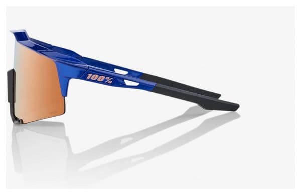 100% Speedcraft Gloss Cobalt Blue - Hiper Copper Mirror Glasses