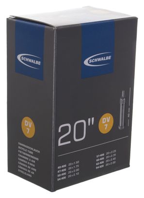 Chambre à Air Schwalbe Dunlop - Valve Dunlop 40, Référence DV19, Pour Vélo, VTT Ou Trottinette