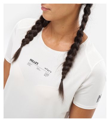 Maglietta tecnica Millet Intense bianca da donna
