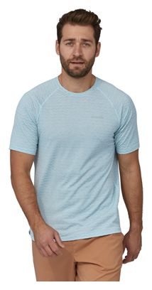 T-Shirt Patagonia Ridge Flow Bleu Clair