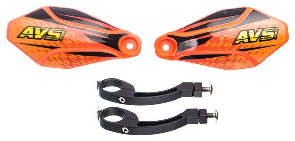 AVS KIT DECO Handguard (aluminium beugel met scharnier) Oranje Zwart