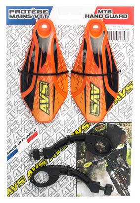 AVS KIT DECO Guardia de mano Naranja Negro