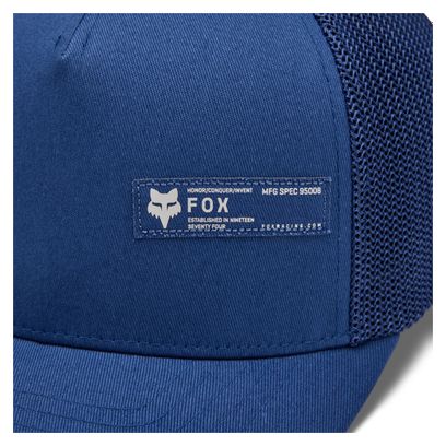 Casquette Fox Barge Flexfit Bleu