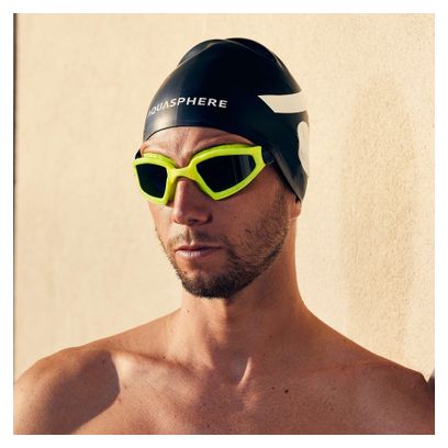 Aquasphere Kayenne Pro Triathlon-Schwimmbrille Rauch / Gelb