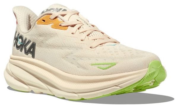 Chaussures Running Hoka Clifton 9 Beige/Multicolore Femme