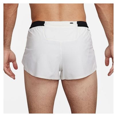 Short splité Nike AeroSwift 2in Blanc Homme