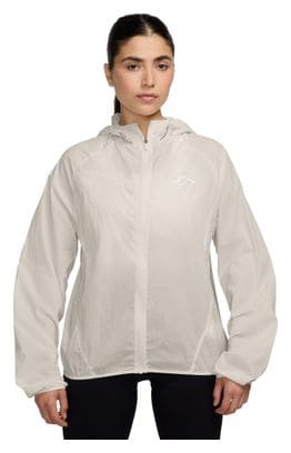 Veste coupe-vent Nike Trail Blanc Femme