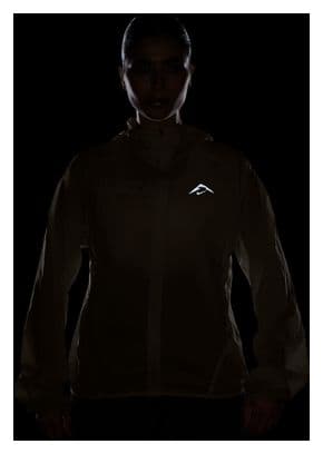 Veste coupe-vent Nike Trail Blanc Femme