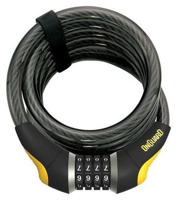 Antivol câble Onguard Combo Doberman Glo-180cmx12mm