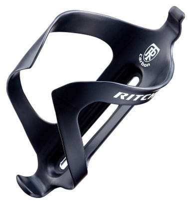 Ritchey WCS Carbon UD Black Bottle cage White Logo