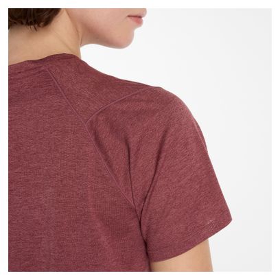 Maglia New Balance Athletics donna a maniche corte Rosso