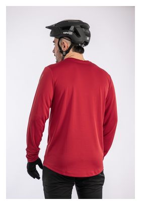 Maillot manches longues Animoz Raw Rouge Homme