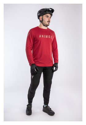 Maillot manches longues Animoz Raw Rouge Homme