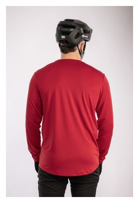 Maillot manches longues Animoz Raw Rouge Homme