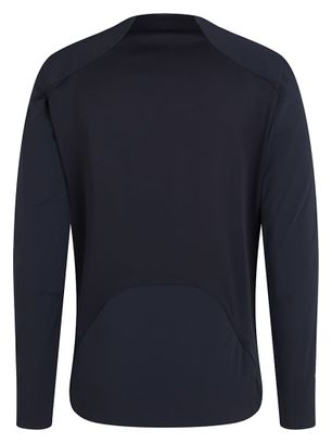 Men's Rapha Trail Finale Windblock Long Sleeve Jersey Black/White