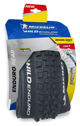  Cubierta MTB Michelin Wild Enduro Rear Competición Line 27.5 Plus Tubeless Ready Flexible Skinwall Gravity Shield Pinch Protección Preparado para bicicletas eléctricas GUM-X 3D