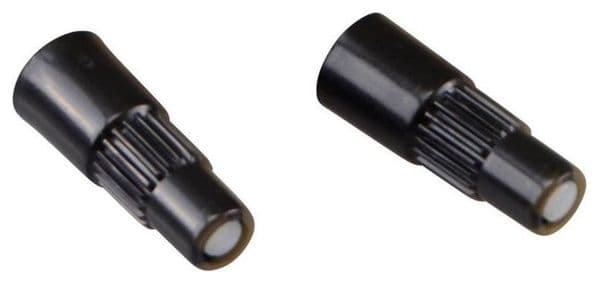 PROLONGATEUR/ADAPTATEUR DE VALVE SCHRADER OPTIMIZ 26MM PLASTIQUE NOIR (X2)