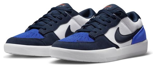 Chaussures de Skate Nike SB Force 58 Bleu Blanc