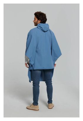 Poncho de pluie Basil Hoga unisexe Bleu Horizon