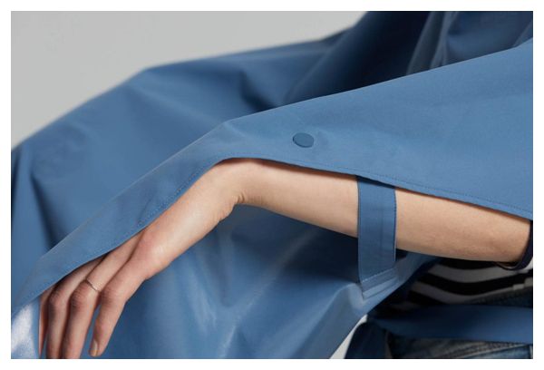 Poncho de pluie Basil Hoga unisexe Bleu Horizon