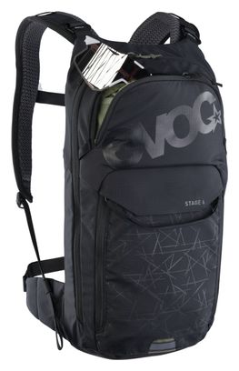 Sac à Dos VTT Evoc Stage 6L Noir + Poche à Eau 2L