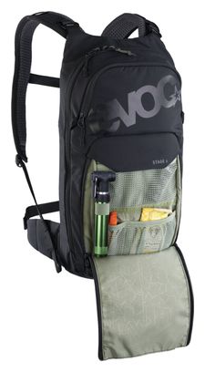 Evoc Stage 6L MTB Rugzak Zwart + 2L Water Pocket