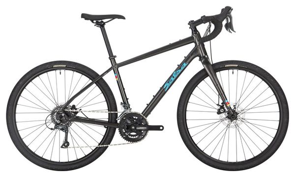 Grindfiets Salsa Journeyer Shimano Claris 8V 650b Zwart