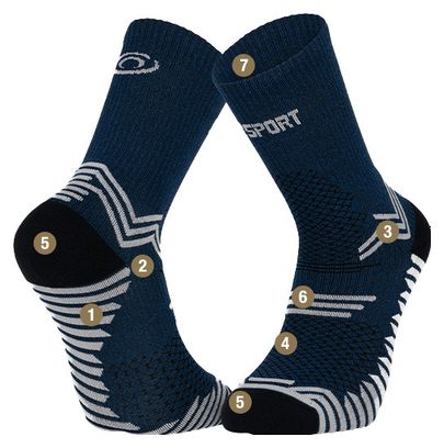 BV Sport Trail Ultra+ Socken Blau
