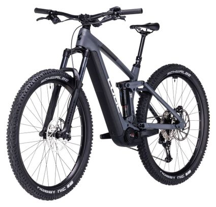Cube Stereo Hybrid 140 HPC Race 750 Electric Full Suspension MTB Shimano Deore/XT 12S 750 Wh 27.5'' Grey Chrome 2023