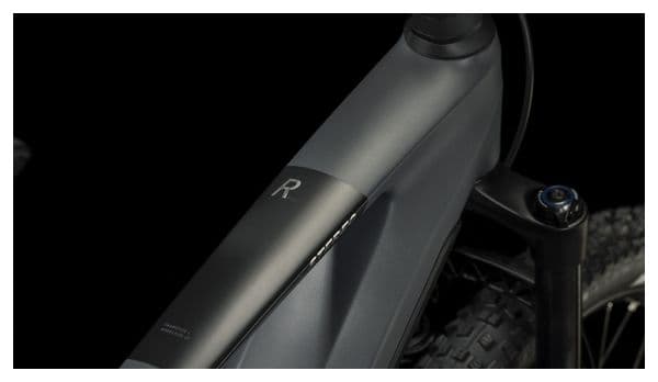 VTT Électrique Tout-Suspendu Cube Stereo Hybrid 140 HPC Race 750 Shimano Deore/XT 12V 750 Wh 27.5'' Gris Chrome 2023