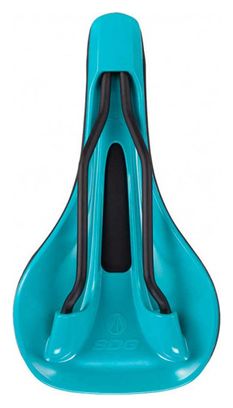 Selle SDG Bel-Air V3 Max Lux/Alu Noir/Bleu Turquoise