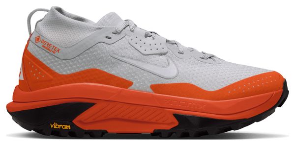 Nike ACG Zegama Trail GTX Women's Trail Running Shoes, Gray/Orange