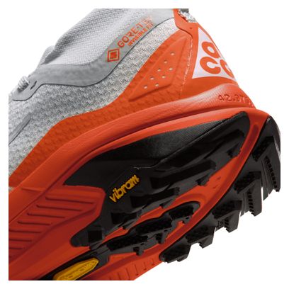 Nike ACG Zegama Trail GTX Women's Trail Running Shoes, Gray/Orange
