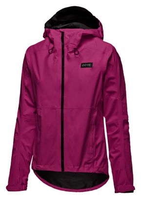 Chaqueta de manga larga Gore Wear Endure Gore-Tex para mujer Morado