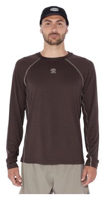 Men's Brown Aerowool Running Circle T-Shirt