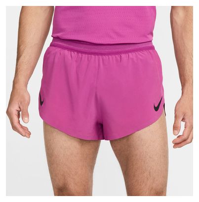 Heren Nike AeroSwift 2in Purple Split Short