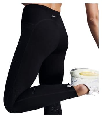 Mallas 7/8 Nike Dri-Fit Swift High Rise Negras, Mujer