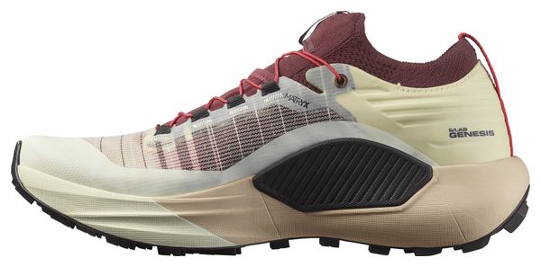 Salomon S/Lab Genesis Trail Shoes Beige/Red Unisex