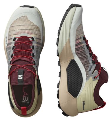 Salomon S/Lab Genesis Trail Shoes Beige/Red Unisex