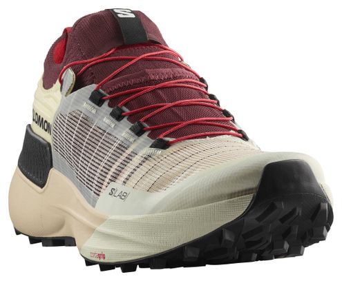 Salomon S/Lab Genesis Trail Shoes Beige/Red Unisex
