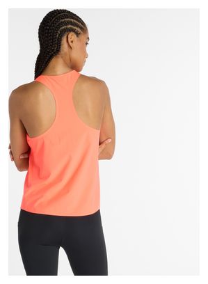 Dames rood New Balance Race Day tanktop
