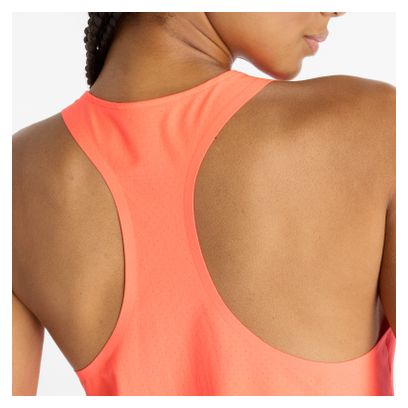 Dames rood New Balance Race Day tanktop