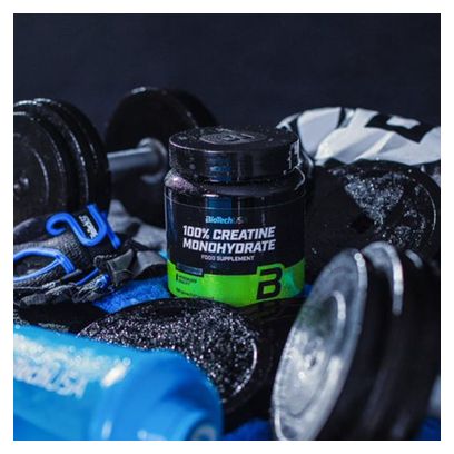100% Creatine Monohydrate Biotech (300g) - Biotech Usa -  Créatines