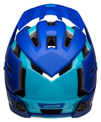 Bell Super Air R Mips Blue  Helm mit abnehmbarem Kinnschutz