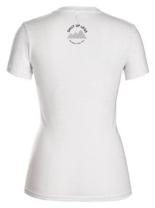 BONTRAGER T-Shirt Femme JENSIE SHUT UP LEGS Blanc