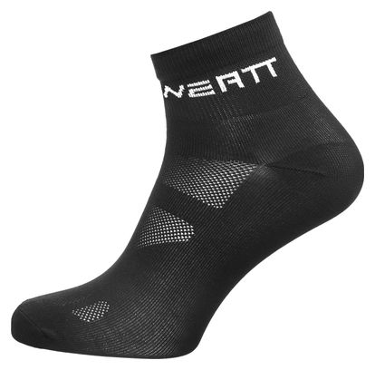 NEATT Paire de Chaussettes Basses Noir/Blanc