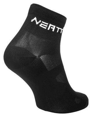 NEATT Paire de Chaussettes Basses Noir/Blanc