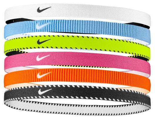 Mini-Stirnbänder (6er-Pack) Nike Flex Classic Mehrfarbig