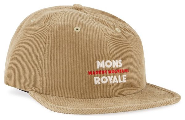 Mons Royale Roam Beige Velvet Cap