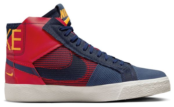 Nike SB Blazer Mid Blau Rot